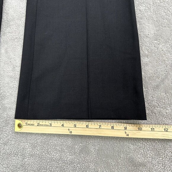 NWT Elie Tahari Women's Career Pants Simone Wool Blend Pockets Size 2 Black $198 - Picture 7 of 11